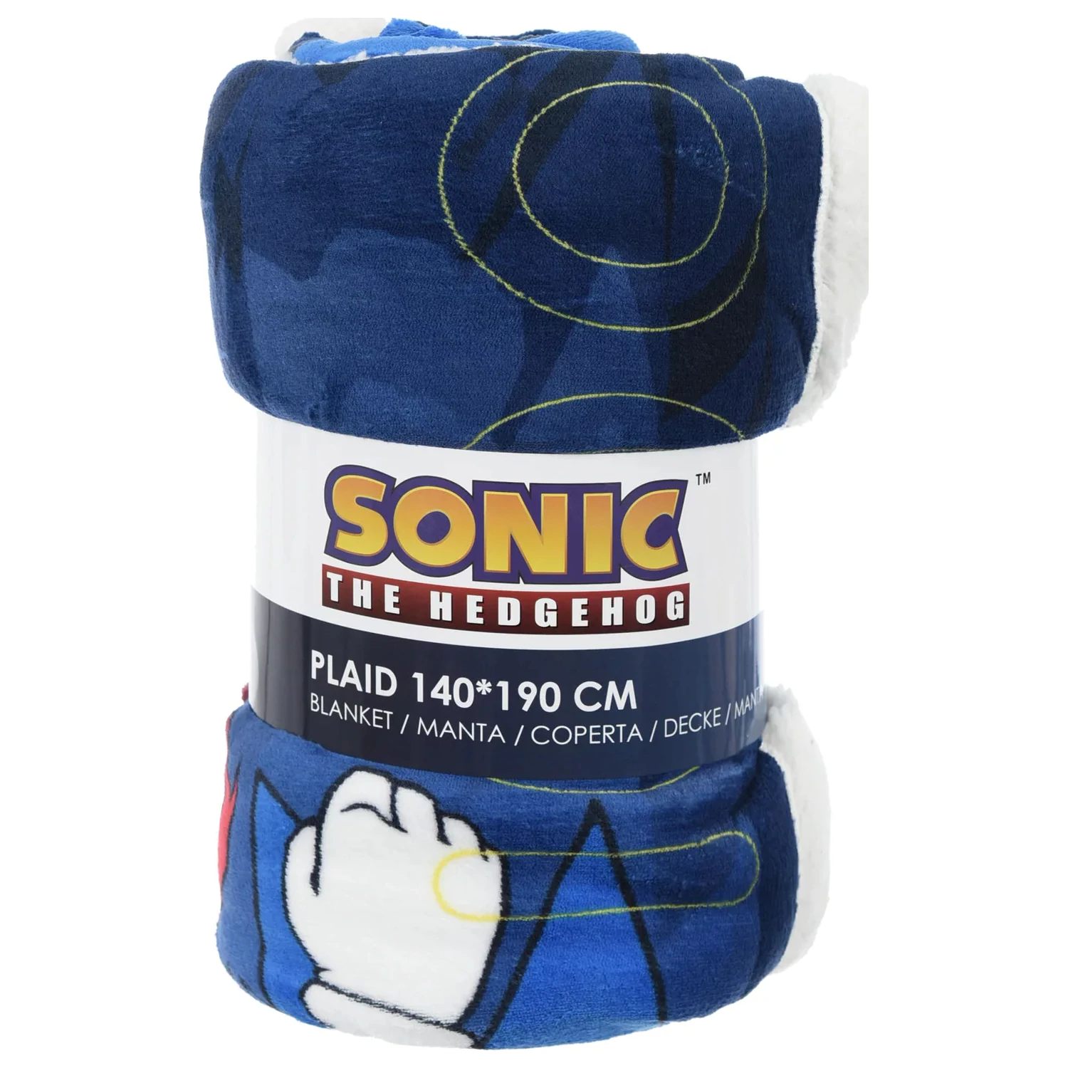 Sonic Unstoppable sherpa deka 140x190 cm produktová fotografia