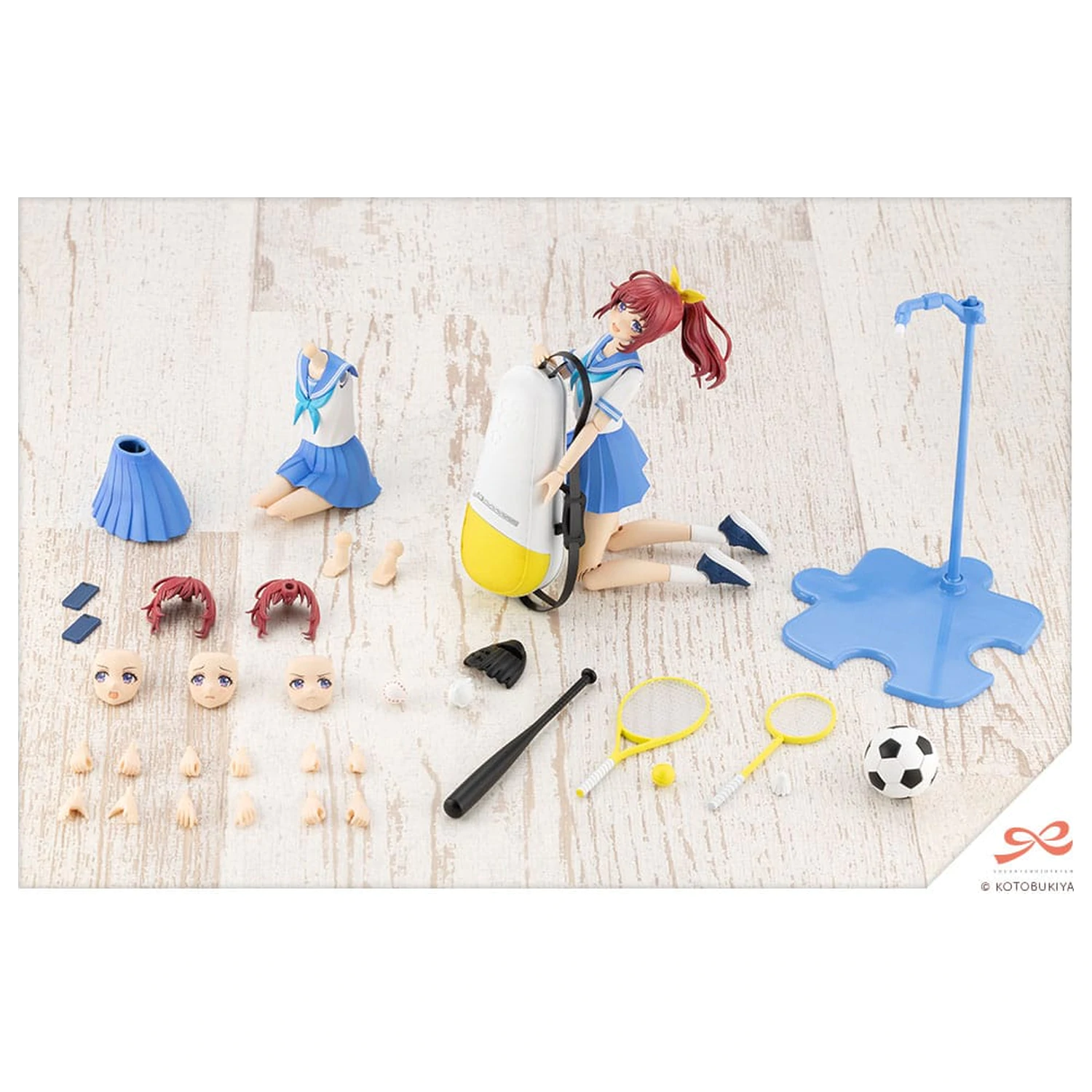 Sousai Shojo Teien Plastová stavebnica modelu 1/10 Club Manager & Sporting Goods 15 cm produktová fotografia