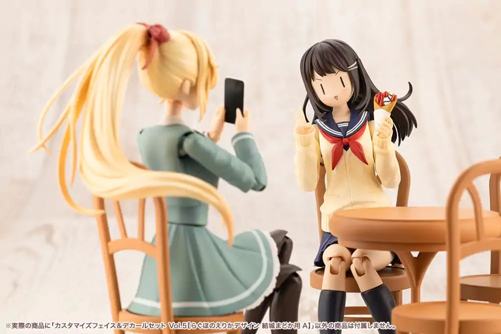 Sousai Shojo Teien Model Kit Súprava príslušenstva 1/10 Sada prispôsobených tvárí a obtlačkov Vol. 5 Designed by Raguhonoerika For Madoka Yuki A produktová fotografia