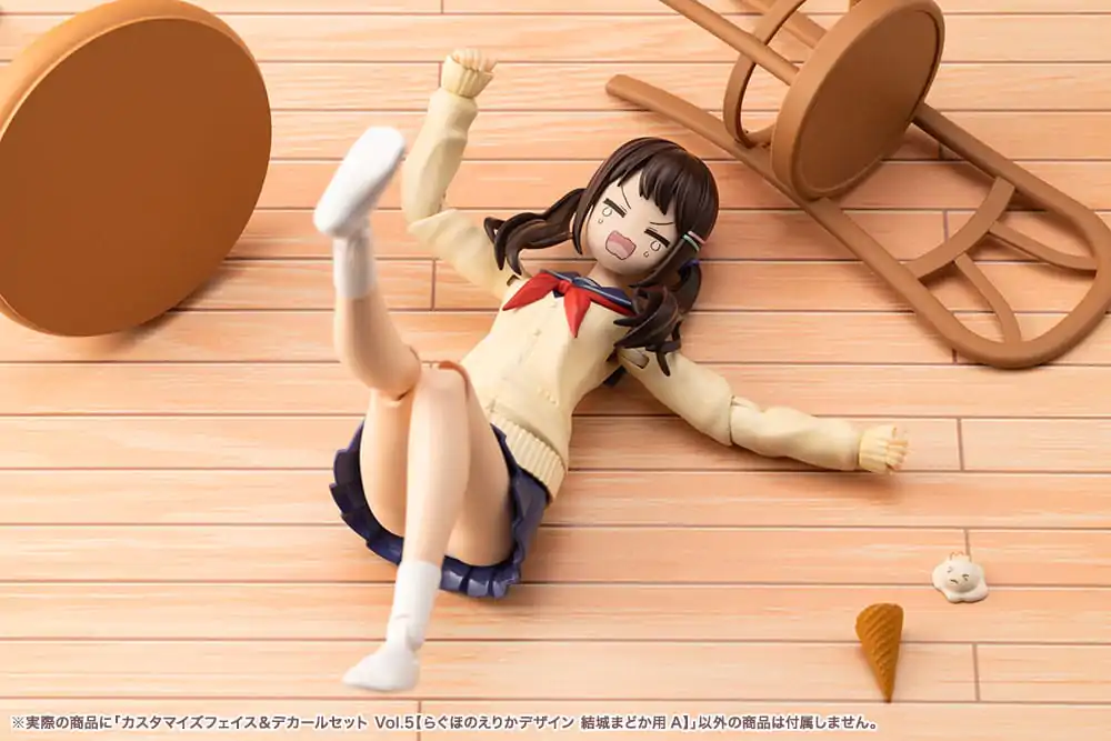 Sousai Shojo Teien Model Kit Súprava príslušenstva 1/10 Sada prispôsobených tvárí a obtlačkov Vol. 5 Designed by Raguhonoerika For Madoka Yuki A produktová fotografia