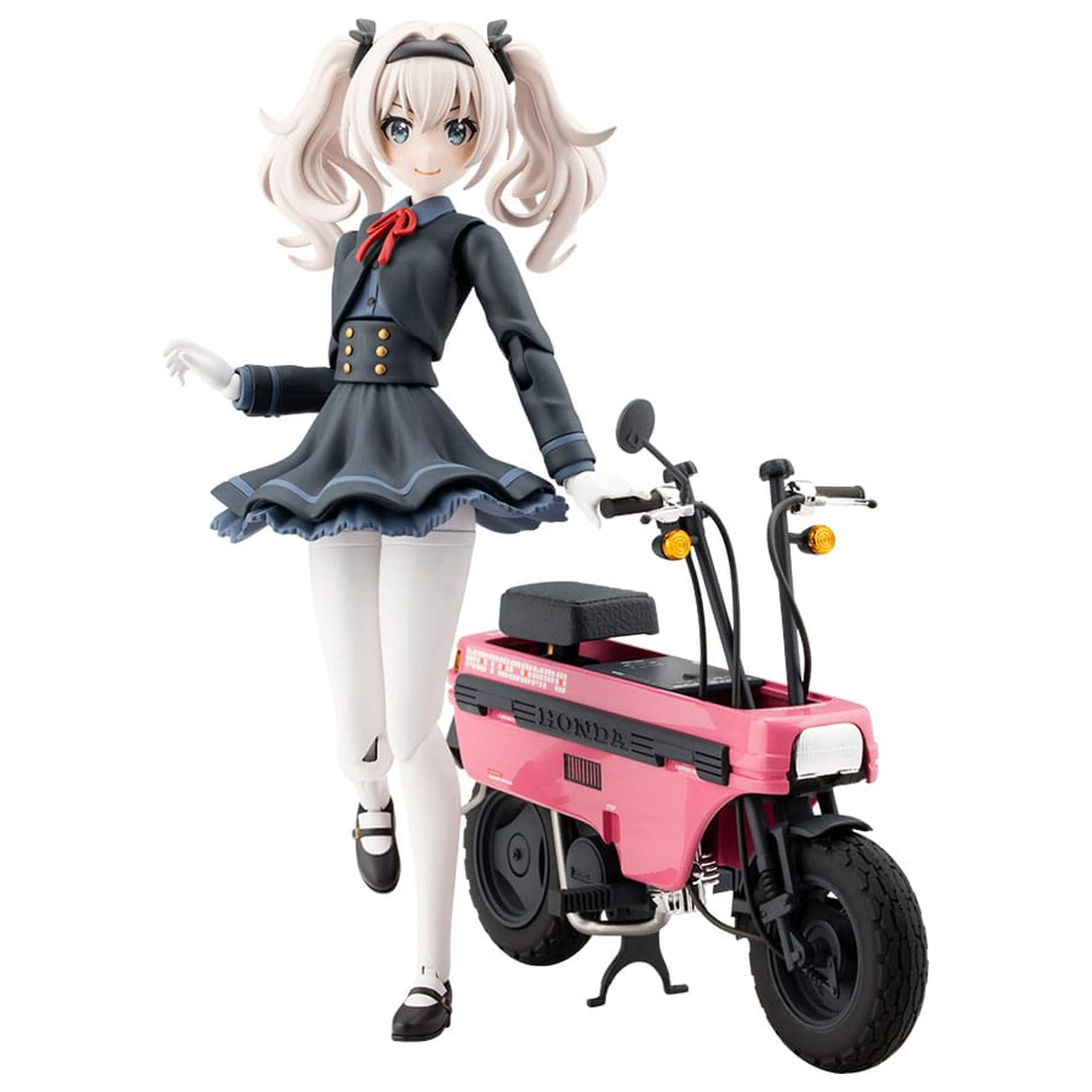 Sousai Shojo Teien Plastová stavebnica modelu 1/10 Emma Koishikawa Nocturne with Honda AB12 Motocompo 14 cm produktová fotografia
