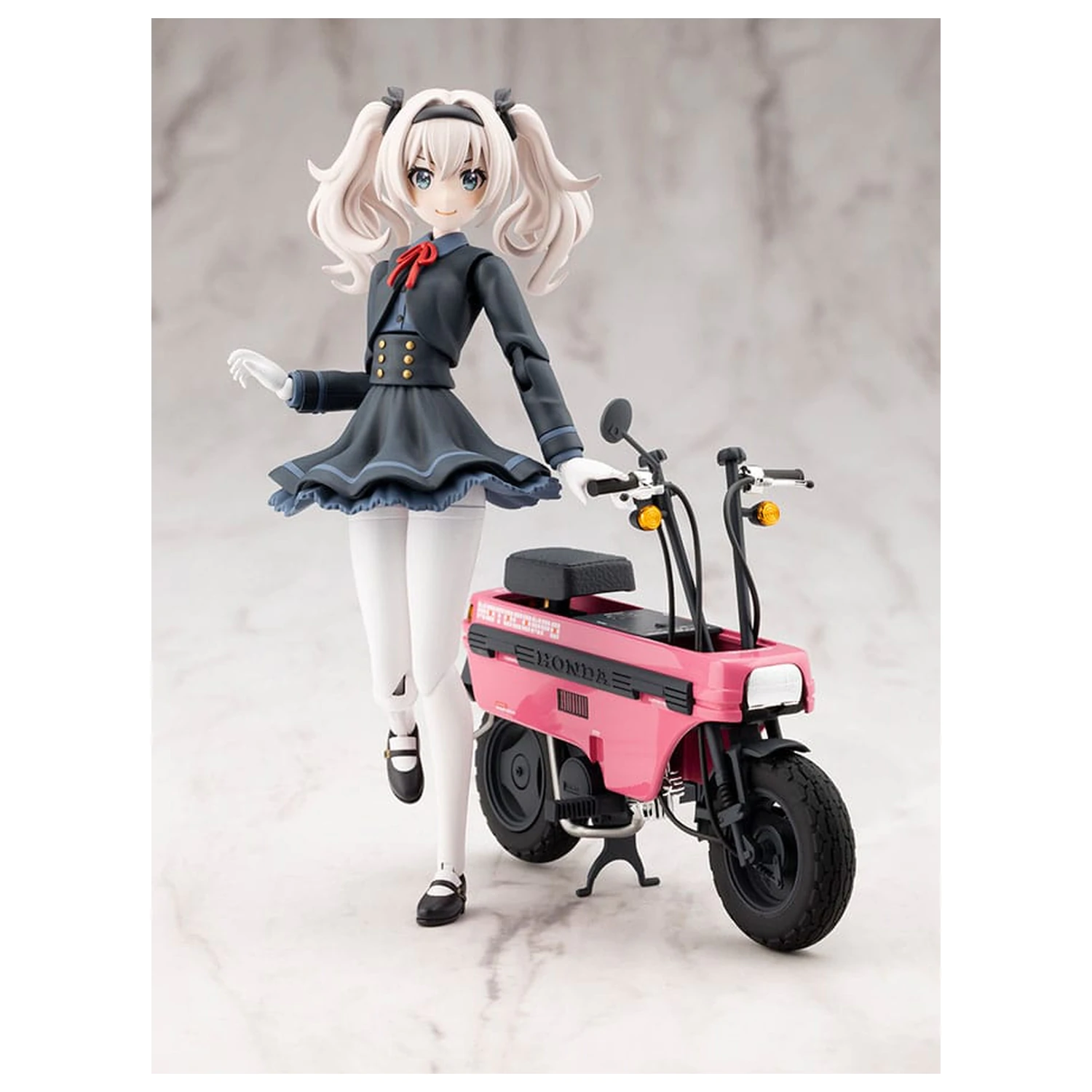 Sousai Shojo Teien Plastová stavebnica modelu 1/10 Emma Koishikawa Nocturne with Honda AB12 Motocompo 14 cm produktová fotografia
