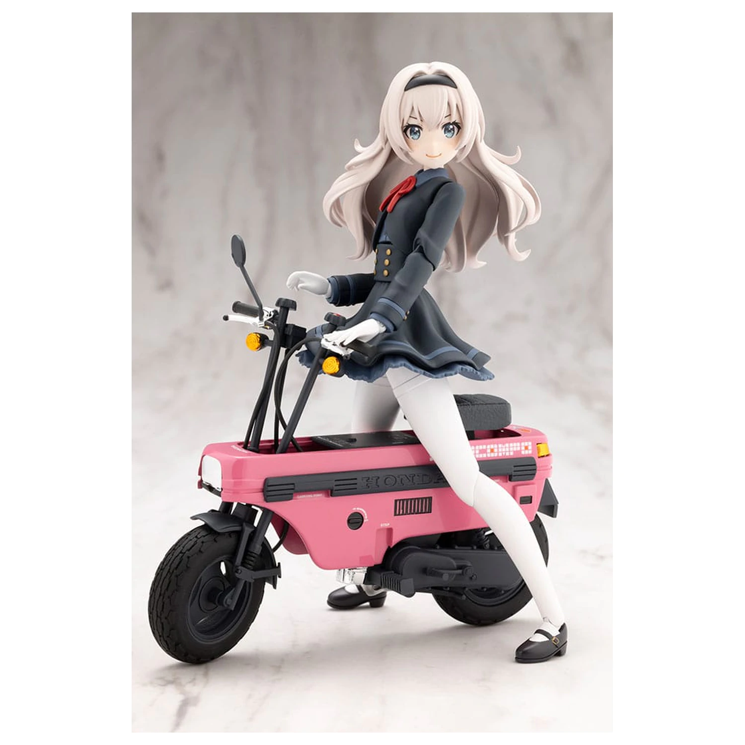 Sousai Shojo Teien Plastová stavebnica modelu 1/10 Emma Koishikawa Nocturne with Honda AB12 Motocompo 14 cm produktová fotografia