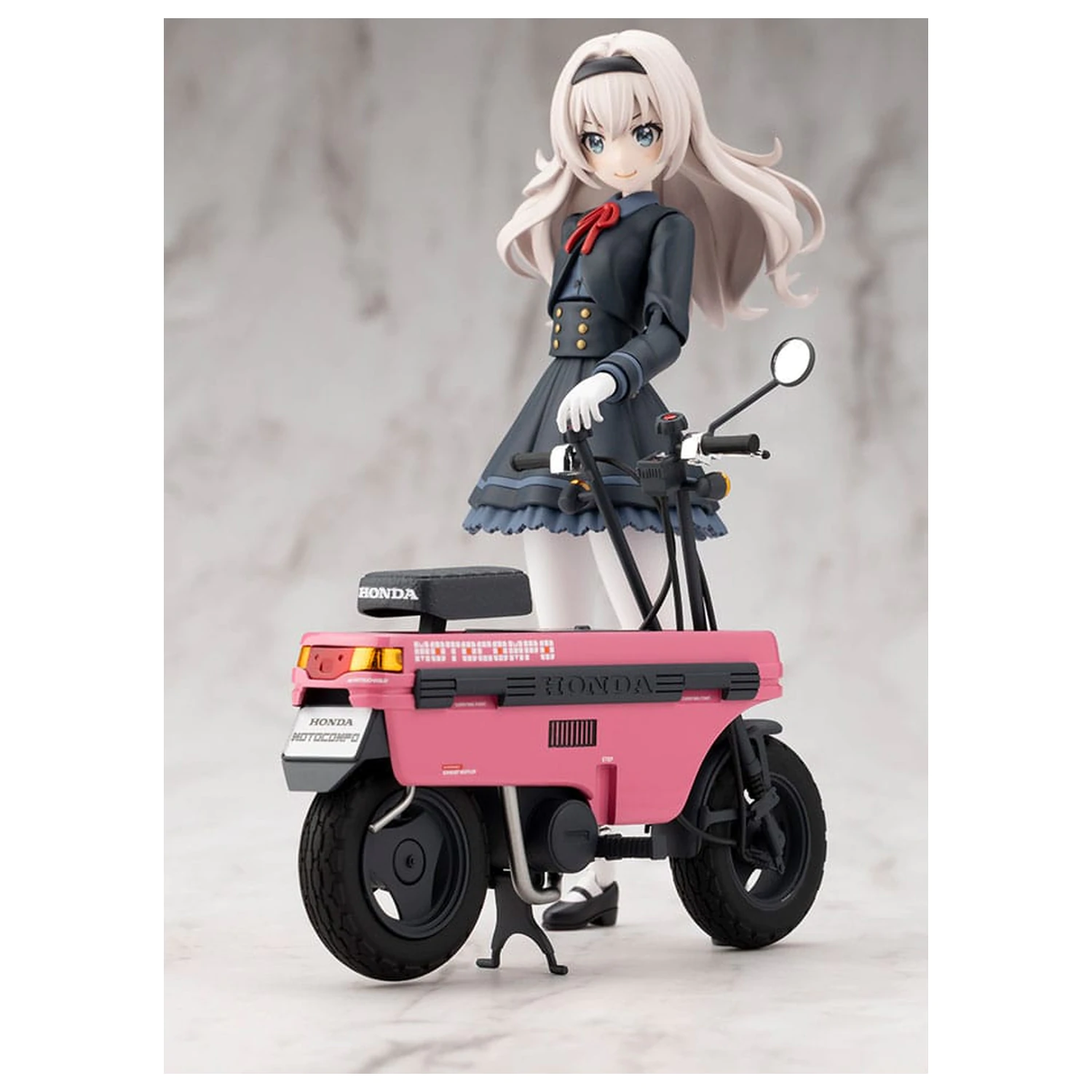 Sousai Shojo Teien Plastová stavebnica modelu 1/10 Emma Koishikawa Nocturne with Honda AB12 Motocompo 14 cm produktová fotografia