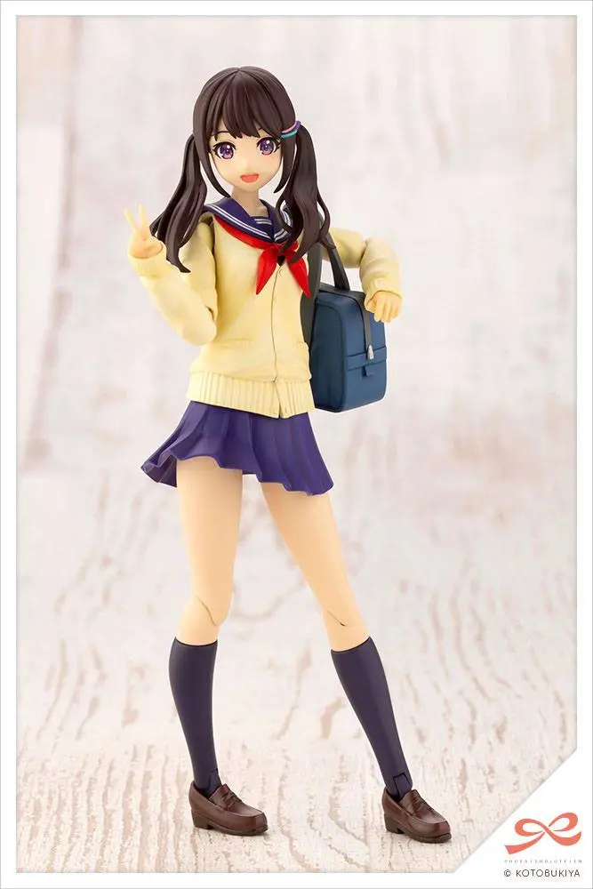 Sousai Shojo Teien Plastic Model Kit 1/10 Madoka Yuki Touou High School Winter Clothes 15 cm termékfotó