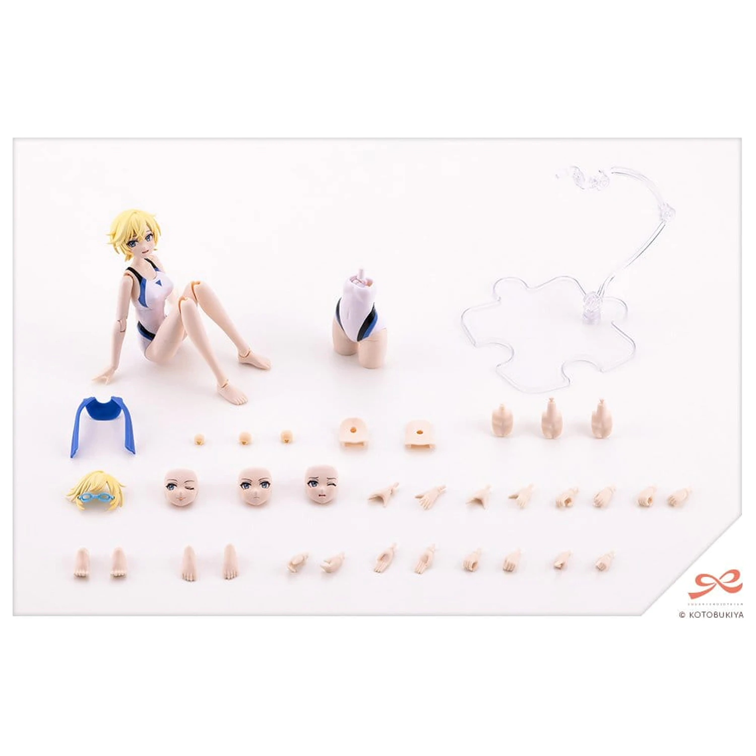 Sousai Shojo Teien Plastic Model 1/10 Rui Saotome Touou High School Competitive Swimsuit Dreaming Style White Dolphin 16 cm produktová fotografia