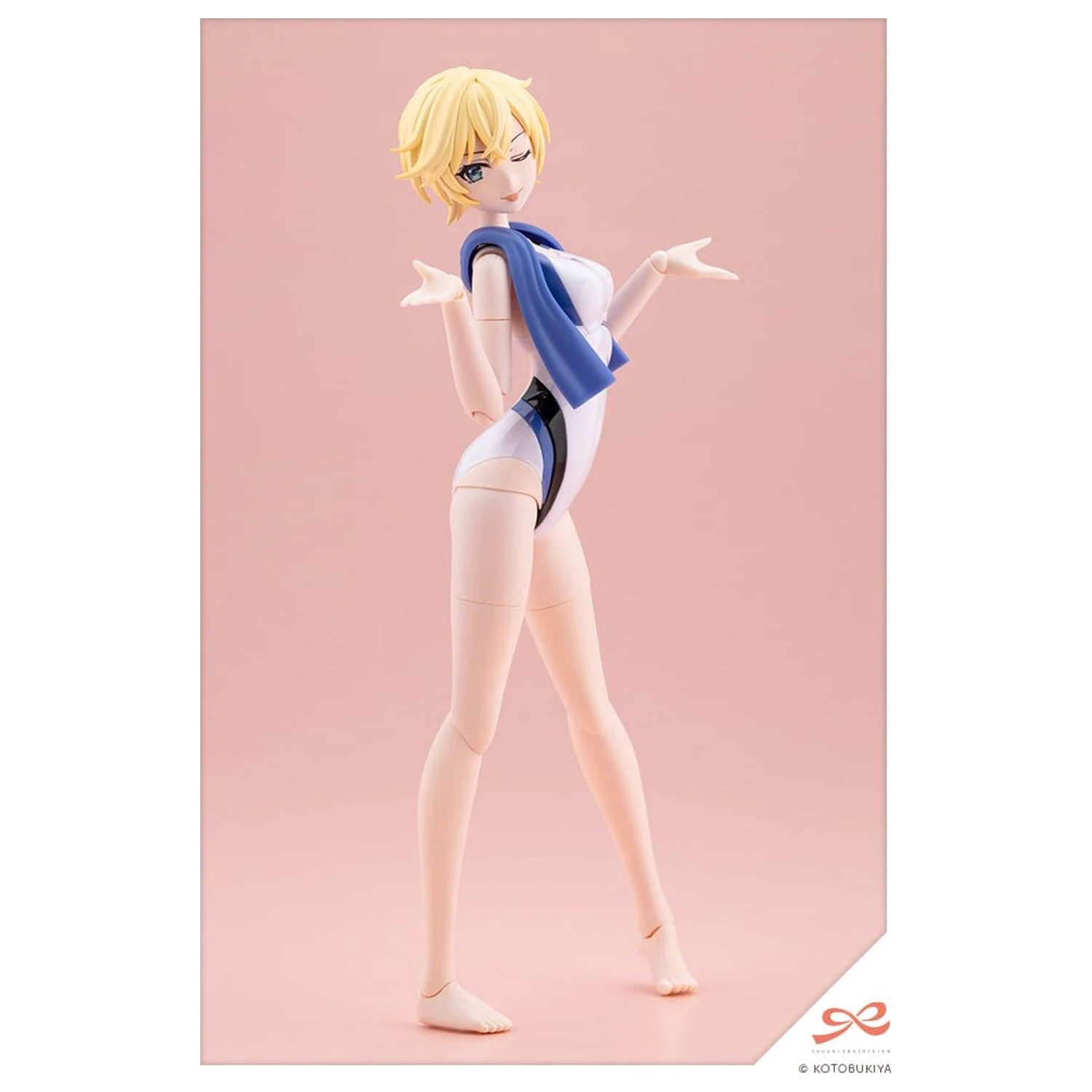 Sousai Shojo Teien Plastic Model 1/10 Rui Saotome Touou High School Competitive Swimsuit Dreaming Style White Dolphin 16 cm produktová fotografia