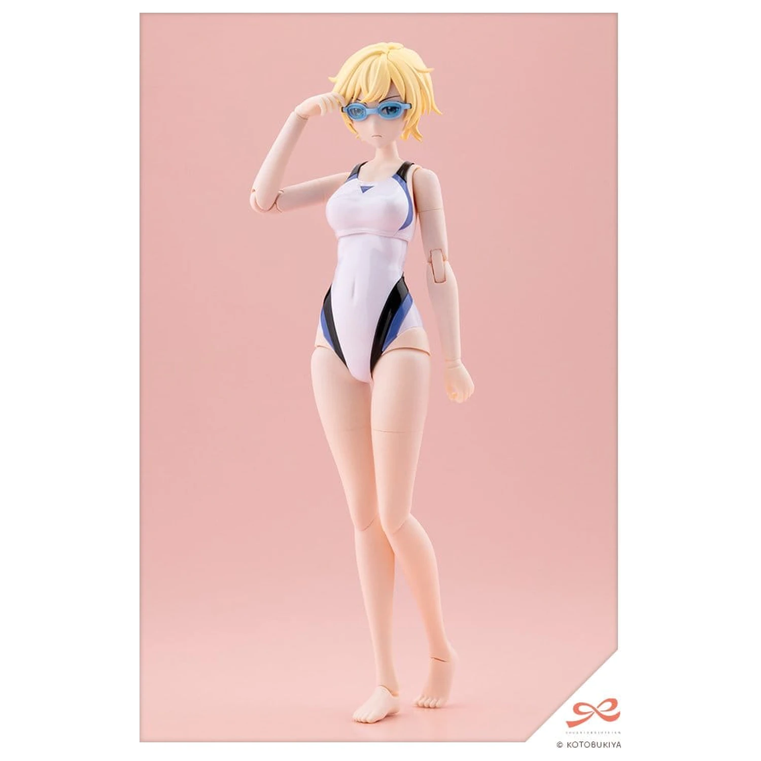 Sousai Shojo Teien Plastic Model 1/10 Rui Saotome Touou High School Competitive Swimsuit Dreaming Style White Dolphin 16 cm produktová fotografia