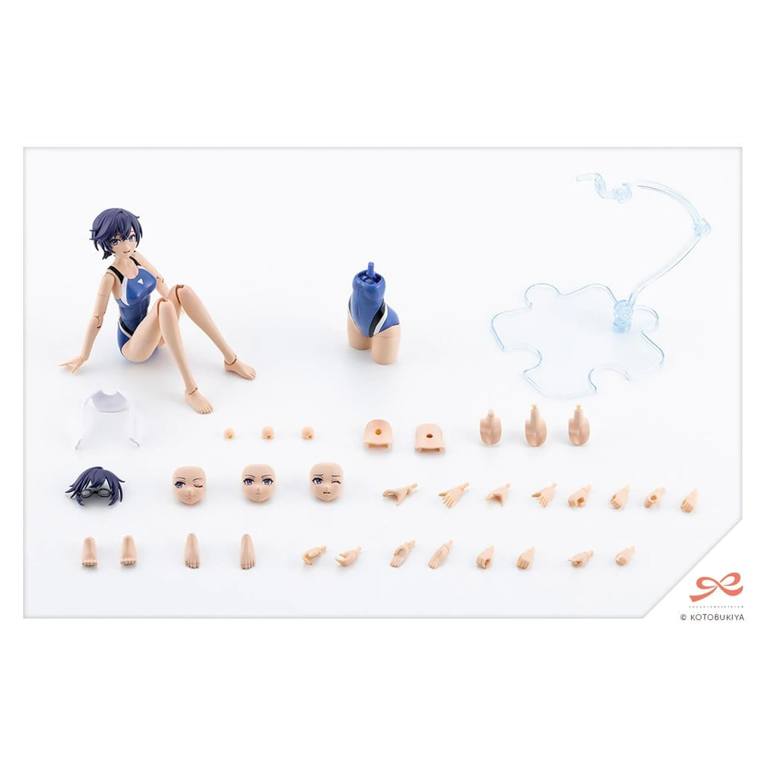 Sousai Shojo Teien Plastový model 1/10 Rui Saotome Touou High School súťažné plavky 16 cm produktová fotografia