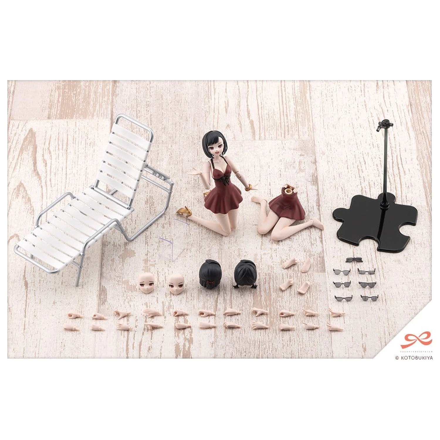 Sousai Shojo Teien Plastová stavebnica modelu 1/10 Yomi Swim Style 16 cm produktová fotografia