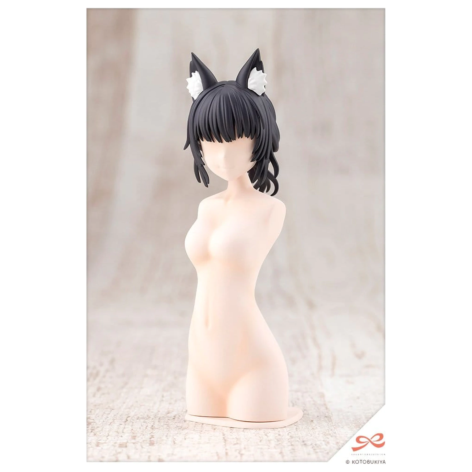Sousai Shojo Teien Model Kit Sada príslušenstva Arranged Wigs Animal Ears Messy Bun Fox 9 cm produktová fotografia