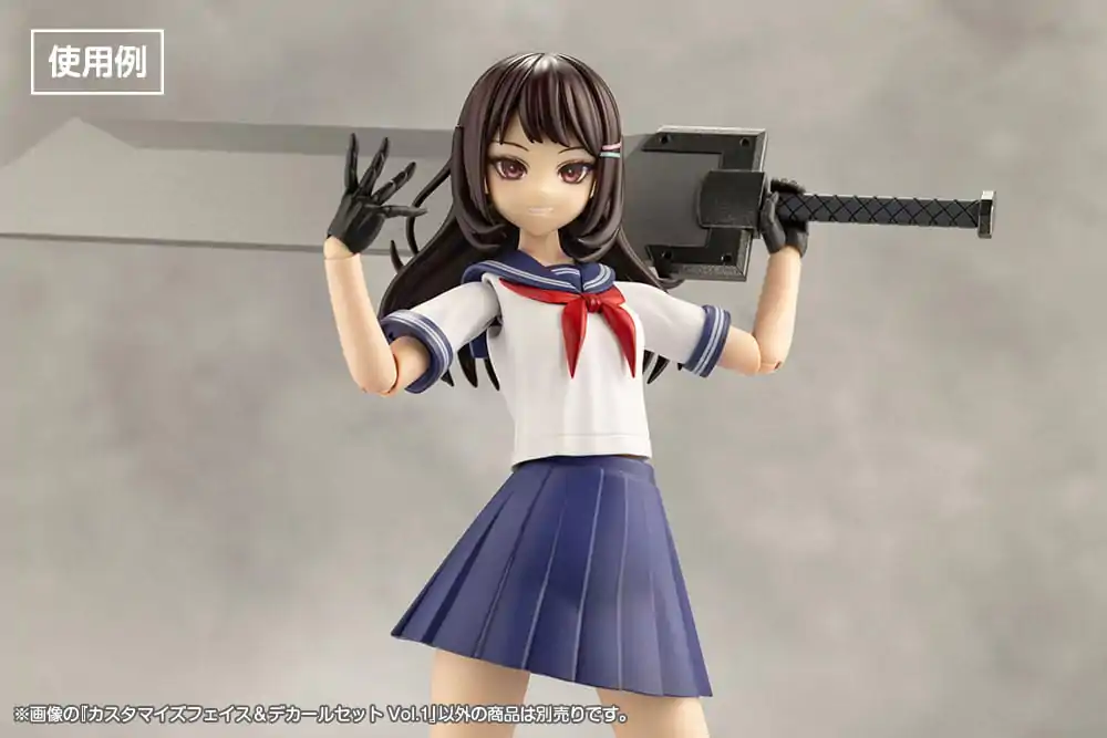 Sousai Shojo Teien Model Kit Accesoory Set 1/10 Sada prispôsobených tvárí a obtlačkov Vol. 1 produktová fotografia