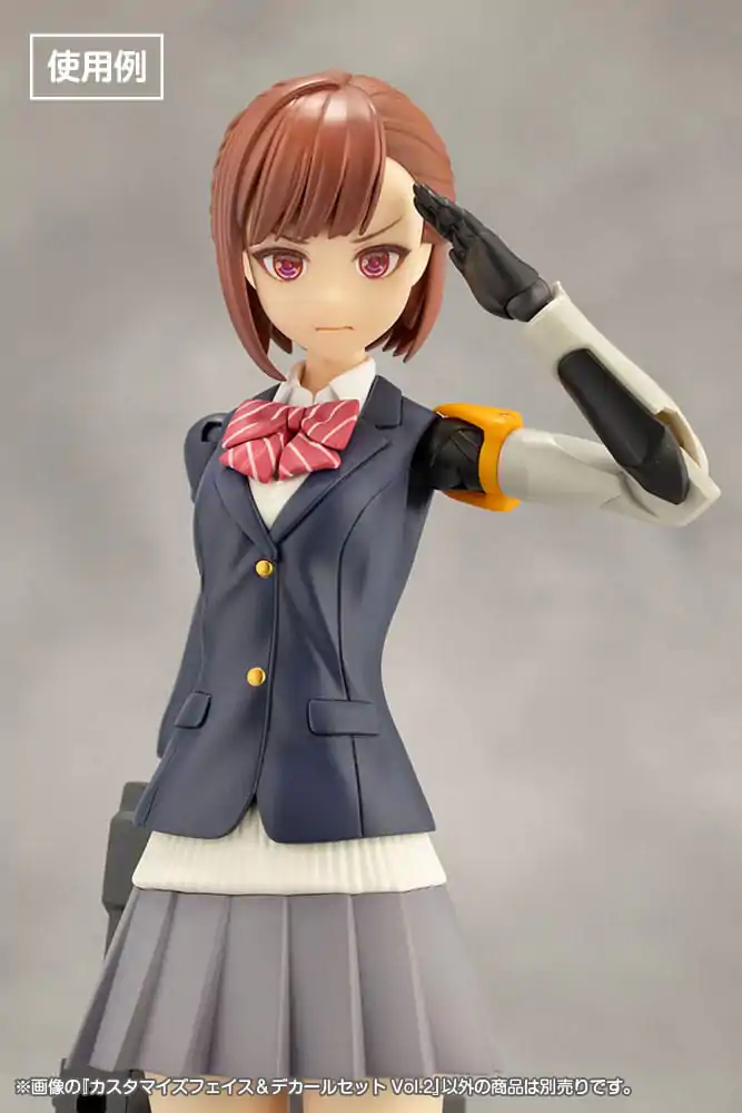 Sousai Shojo Teien Model Kit Accessory Set 1/10 Sada prispôsobených tvárí a obtlačkov Vol. 2 produktová fotografia