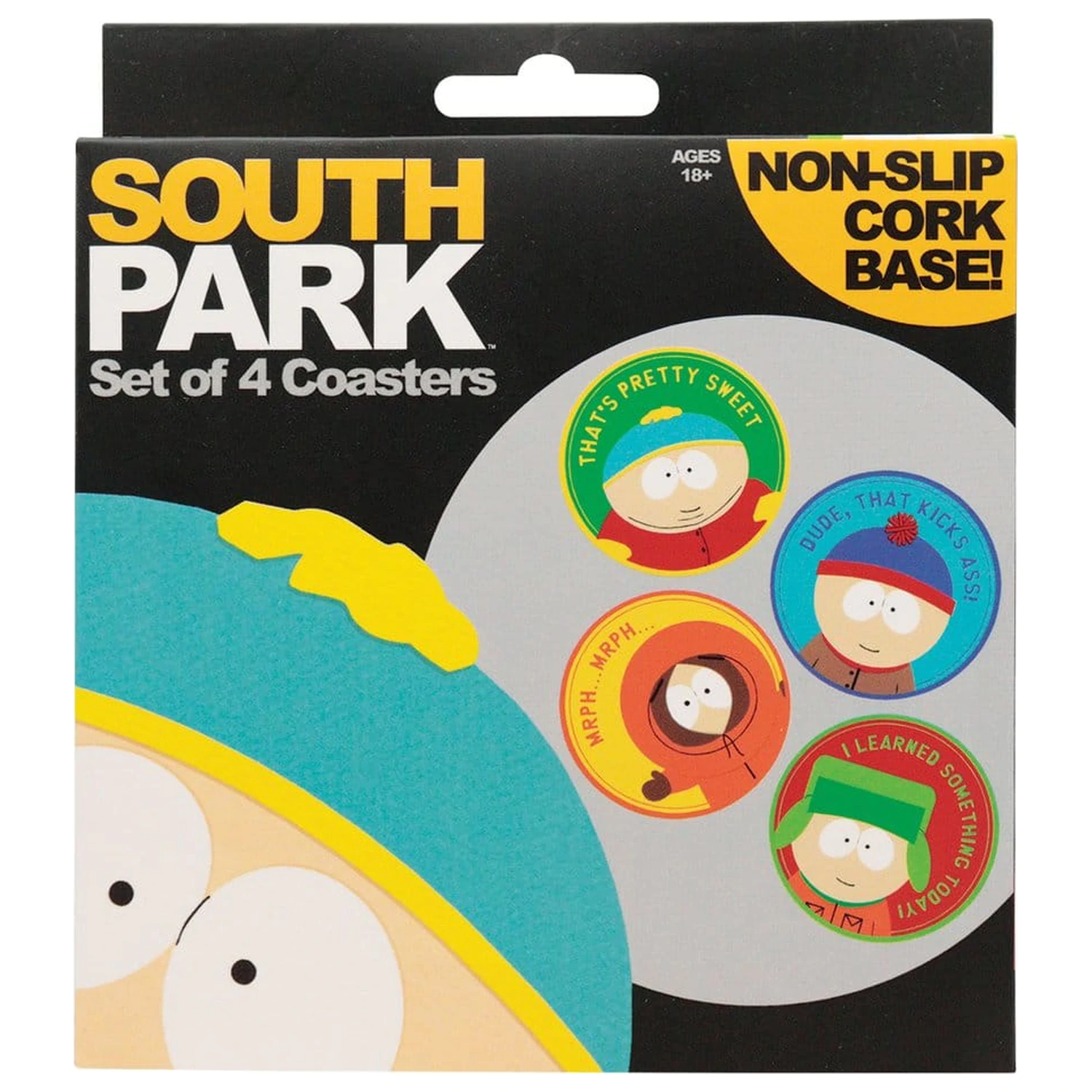 South Park podložka pod pohár 4-balenie produktová fotografia