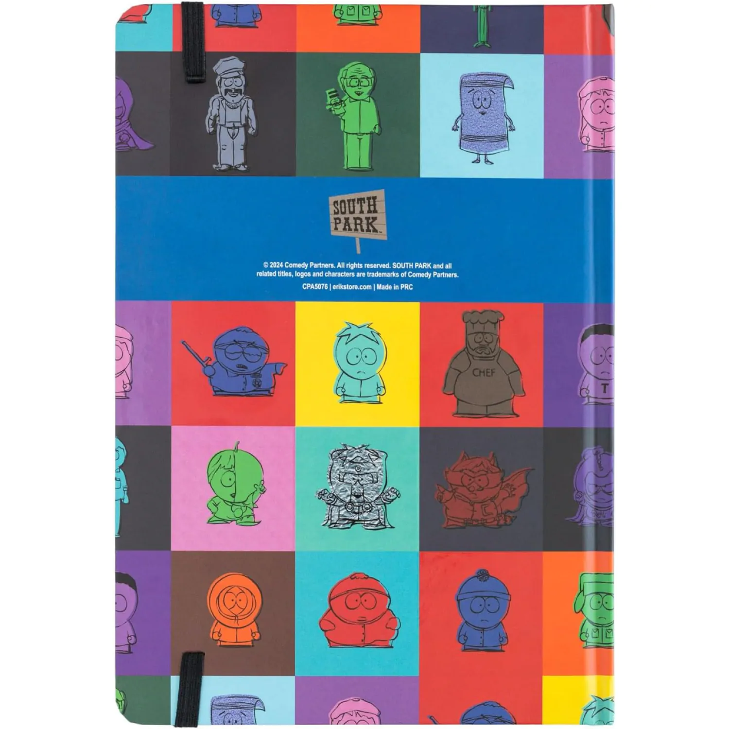 South Park A5 prémiový zápisník produktová fotografia
