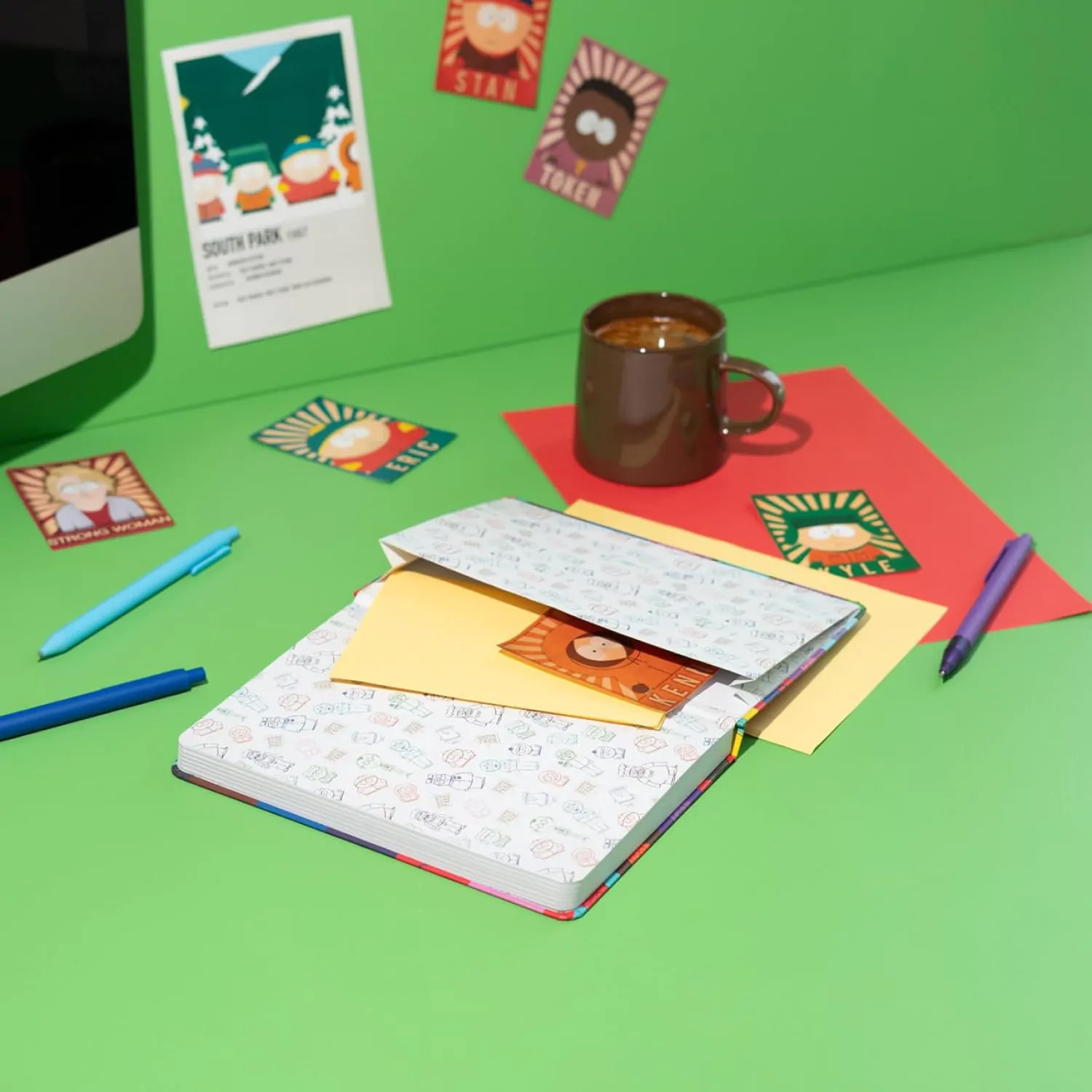 South Park A5 prémiový zápisník produktová fotografia