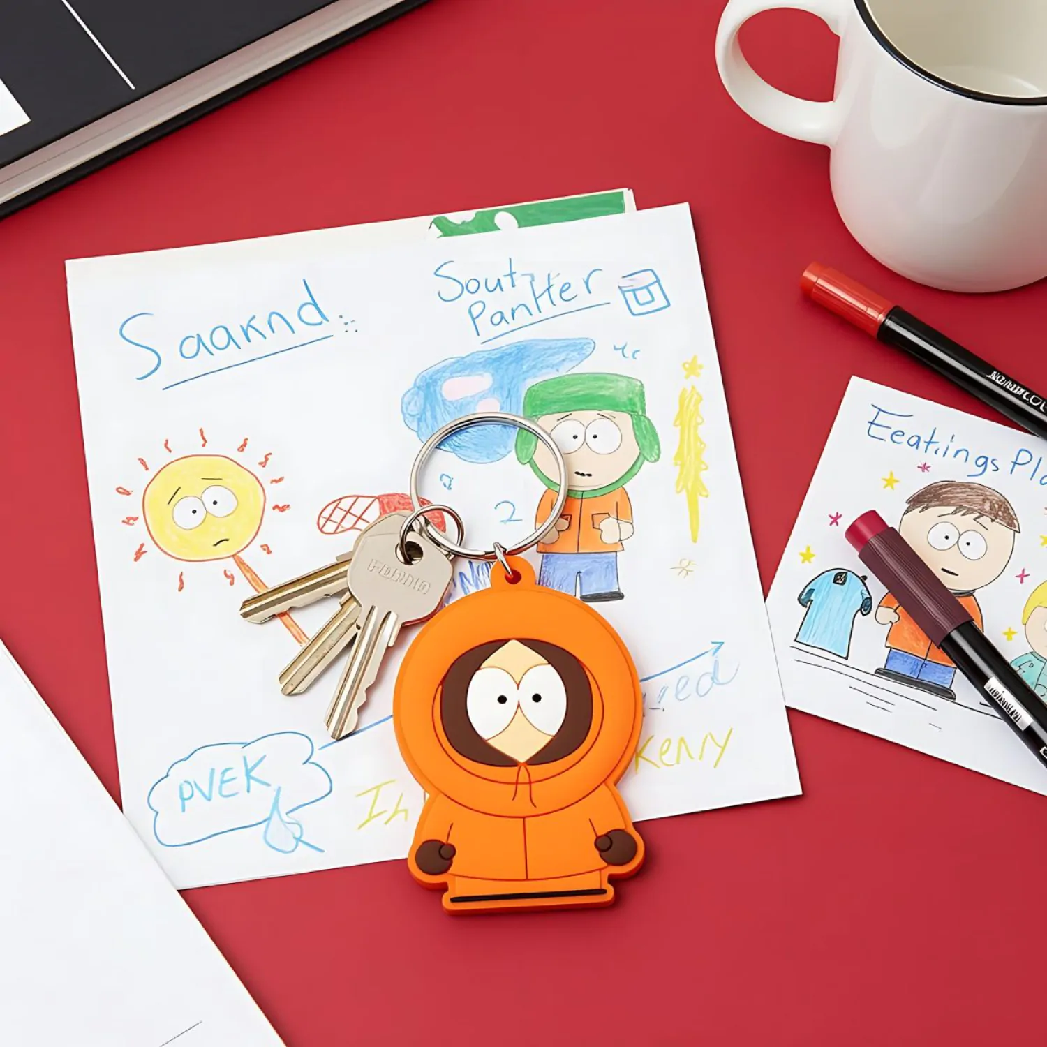 South Park PVC Kenny prívesok na kľúče produktová fotografia