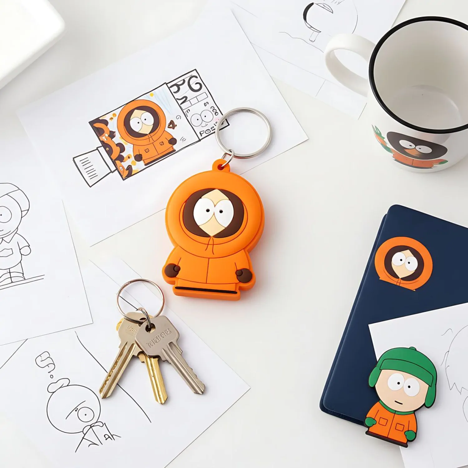 South Park PVC Kenny prívesok na kľúče produktová fotografia
