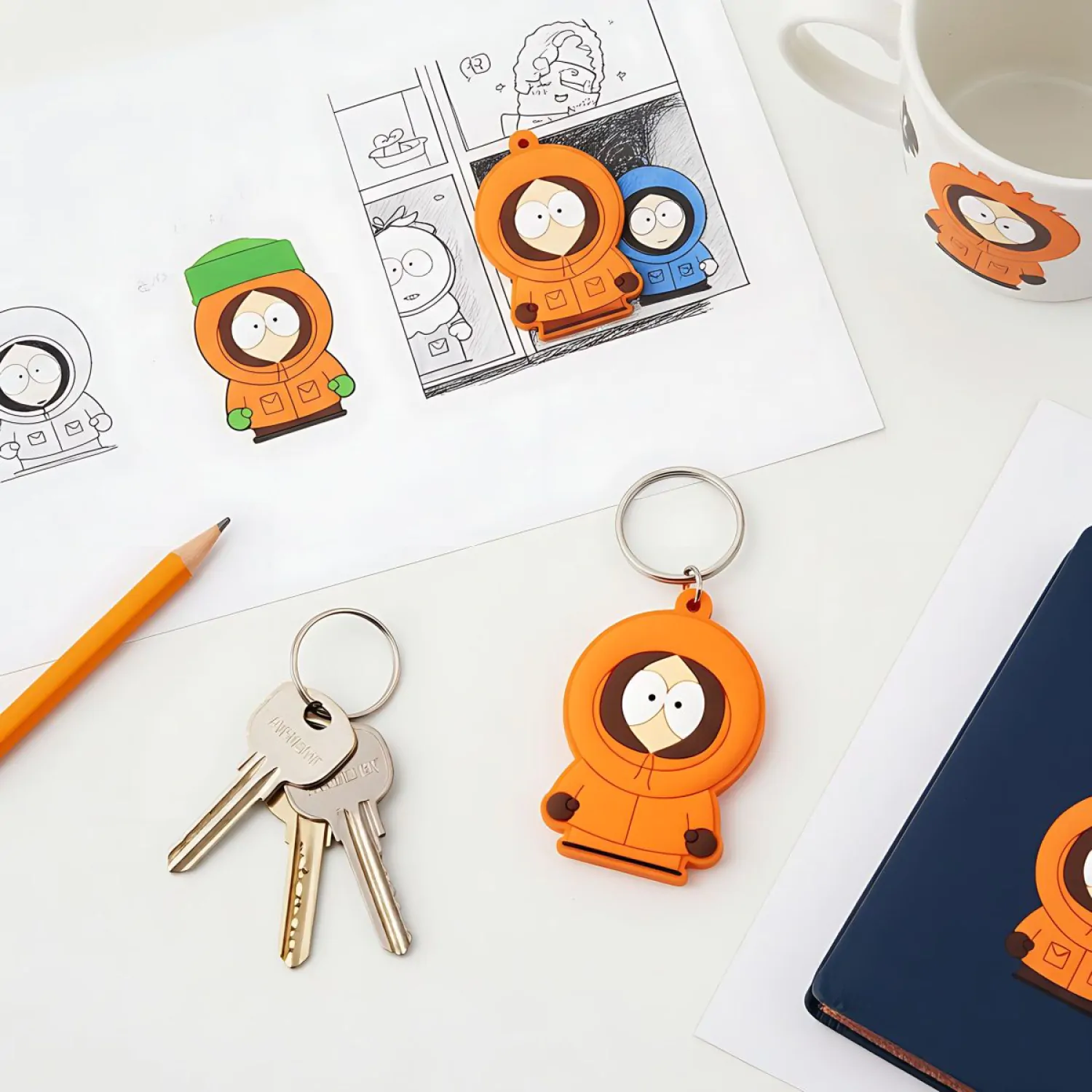 South Park PVC Kenny prívesok na kľúče produktová fotografia