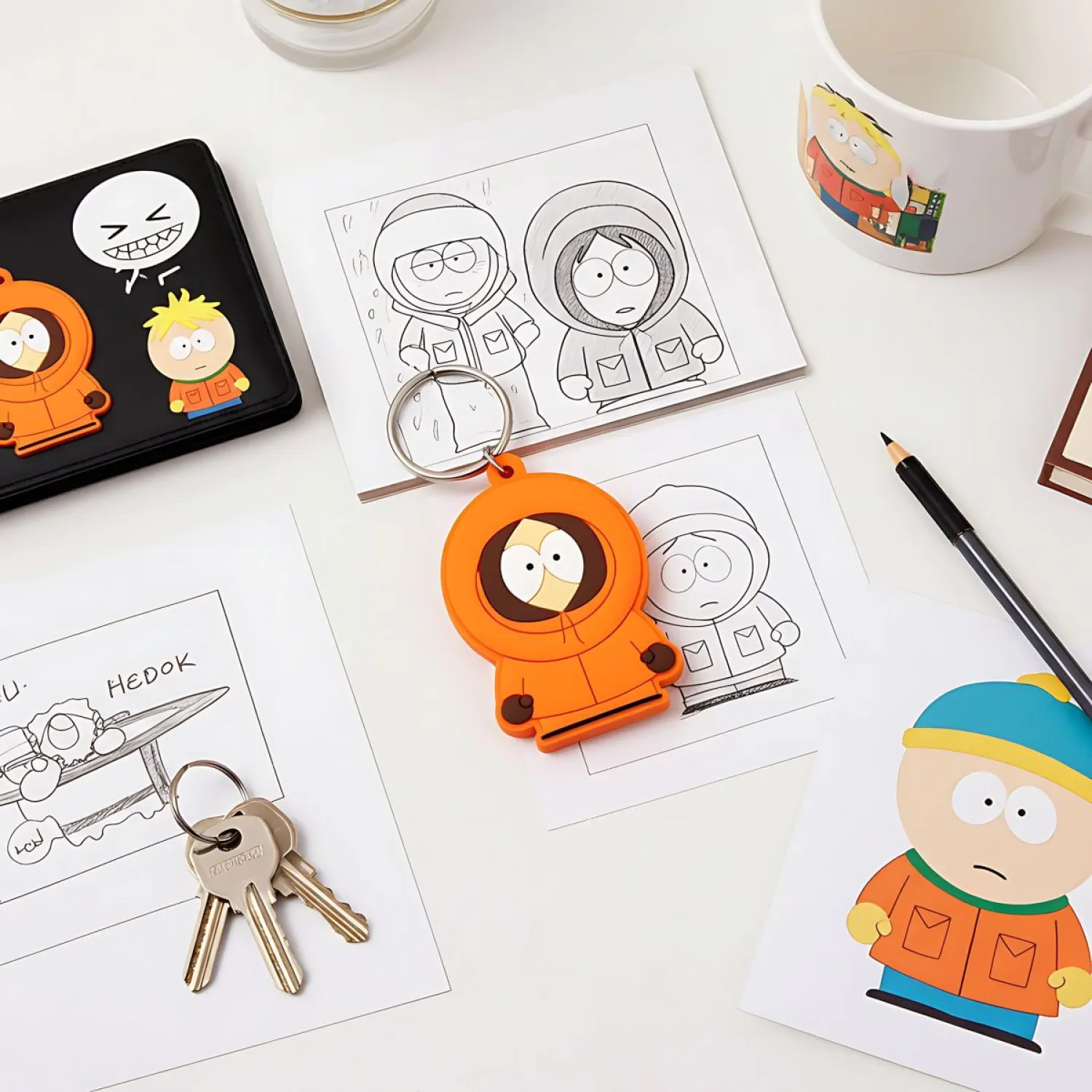 South Park PVC Kenny prívesok na kľúče produktová fotografia
