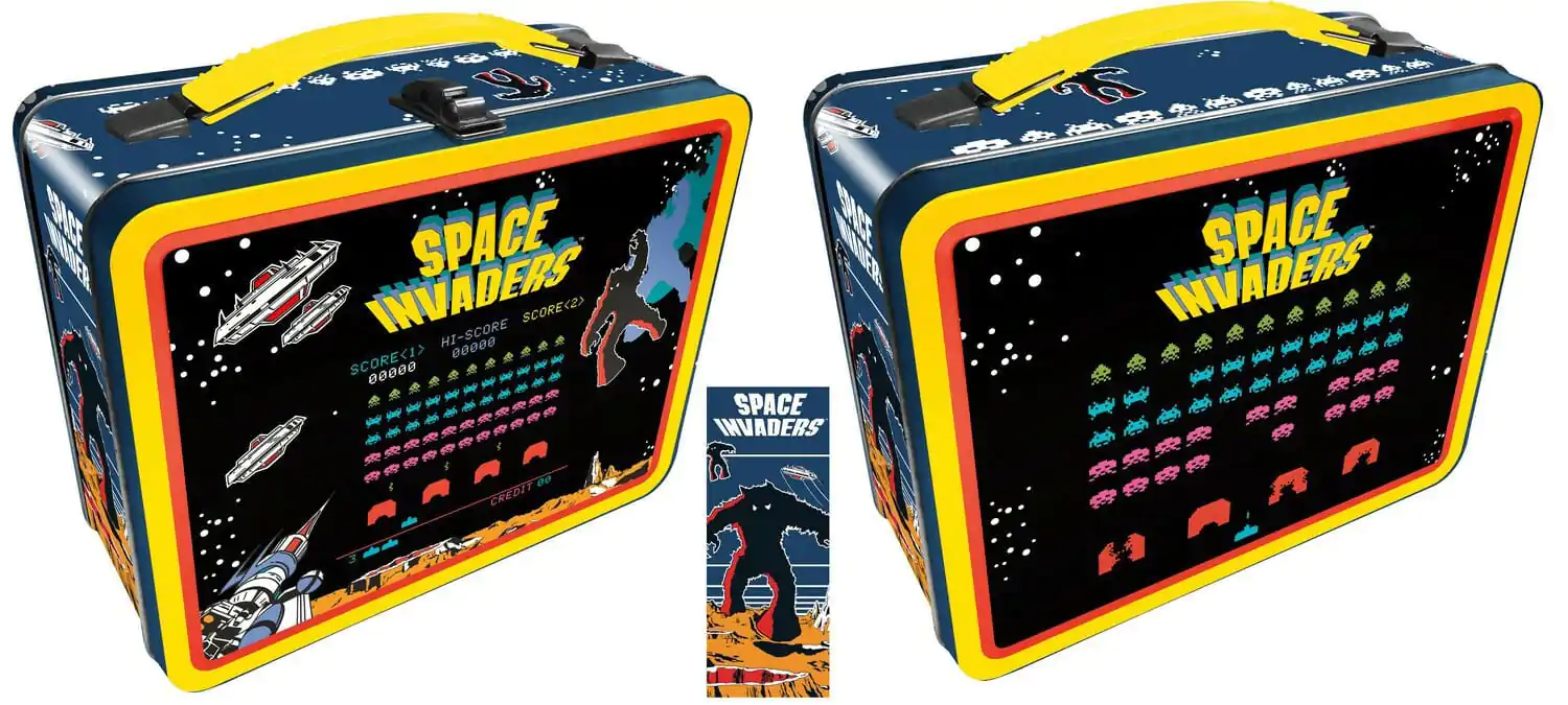 Plechová taška Space Invaders produktová fotografia