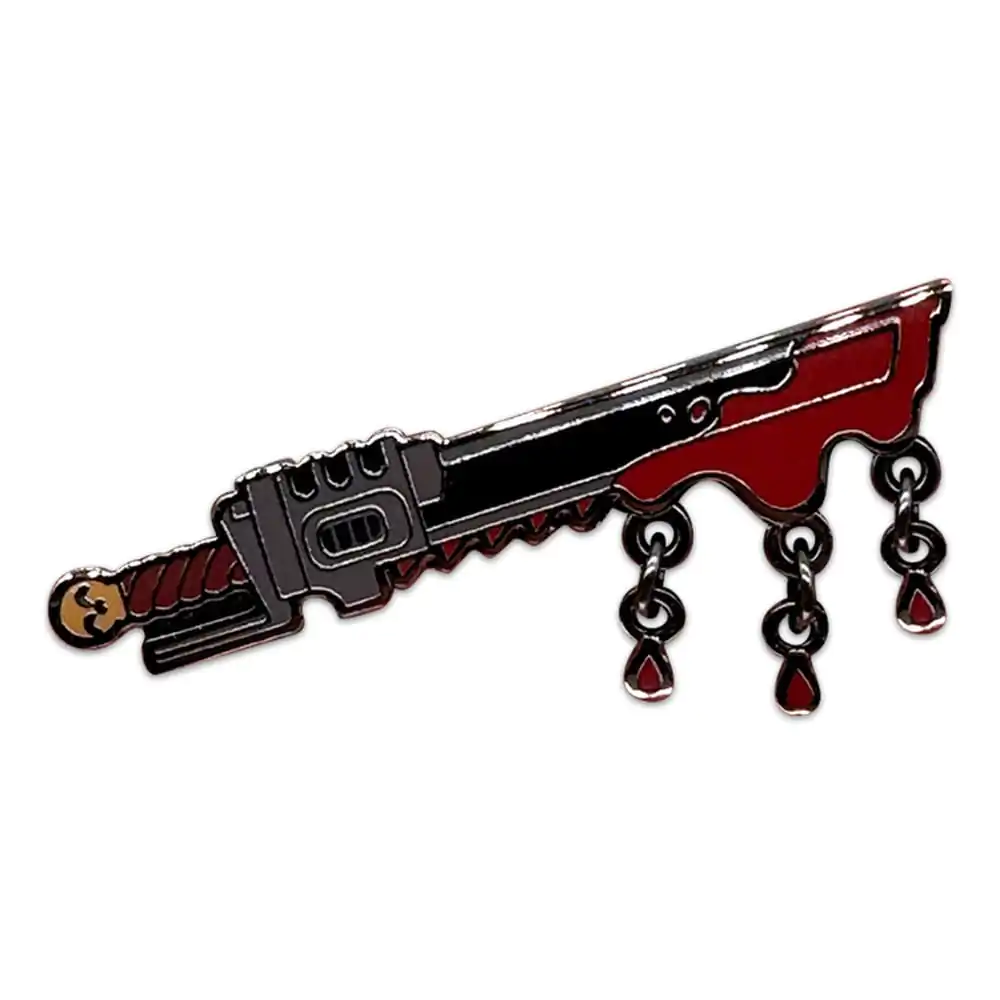 Space Marine 2 odznak špendlík Chainsword 5 cm produktová fotografia