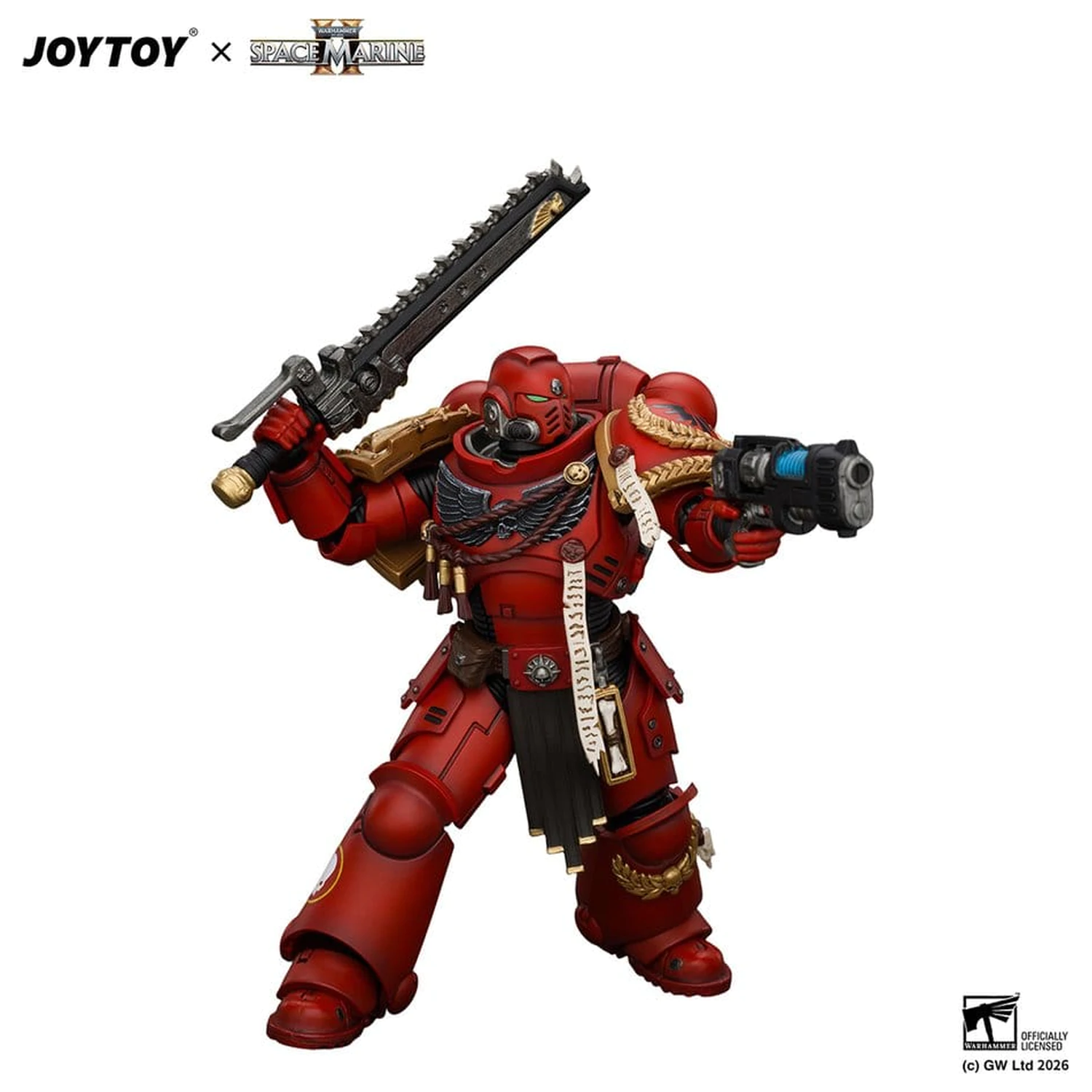Space Marine Game Edition akčná figúrka Blood Angels Veteran 12 cm produktová fotografia