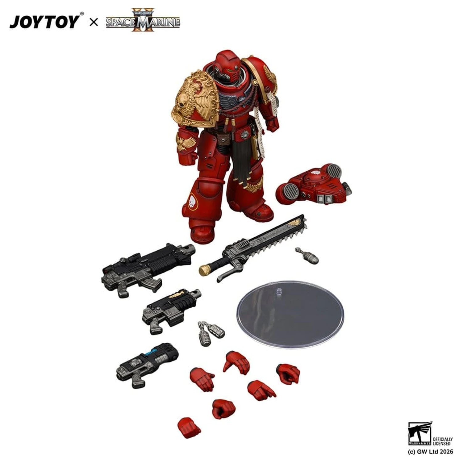 Space Marine Game Edition akčná figúrka Blood Angels Veteran 12 cm produktová fotografia