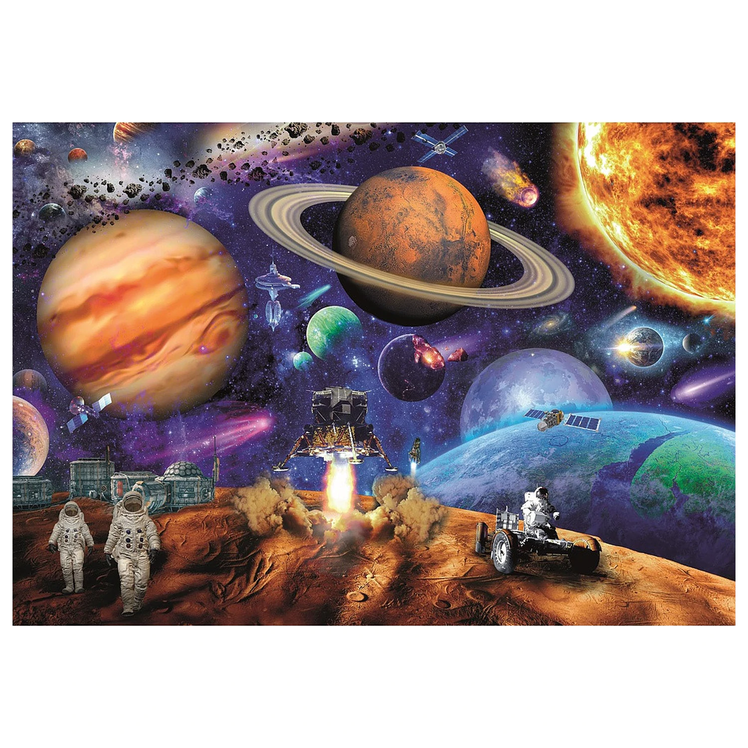 Space Mission 300 dielikové puzzle Clementoni produktová fotografia
