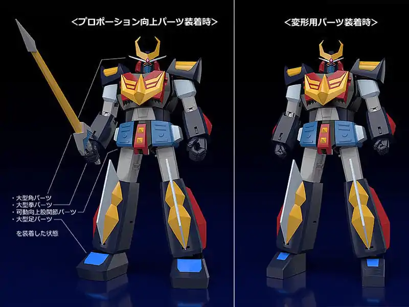 Space Warrior Baldios Moderoid Plastový Model Stavebnica Baldios 18 cm produktová fotografia
