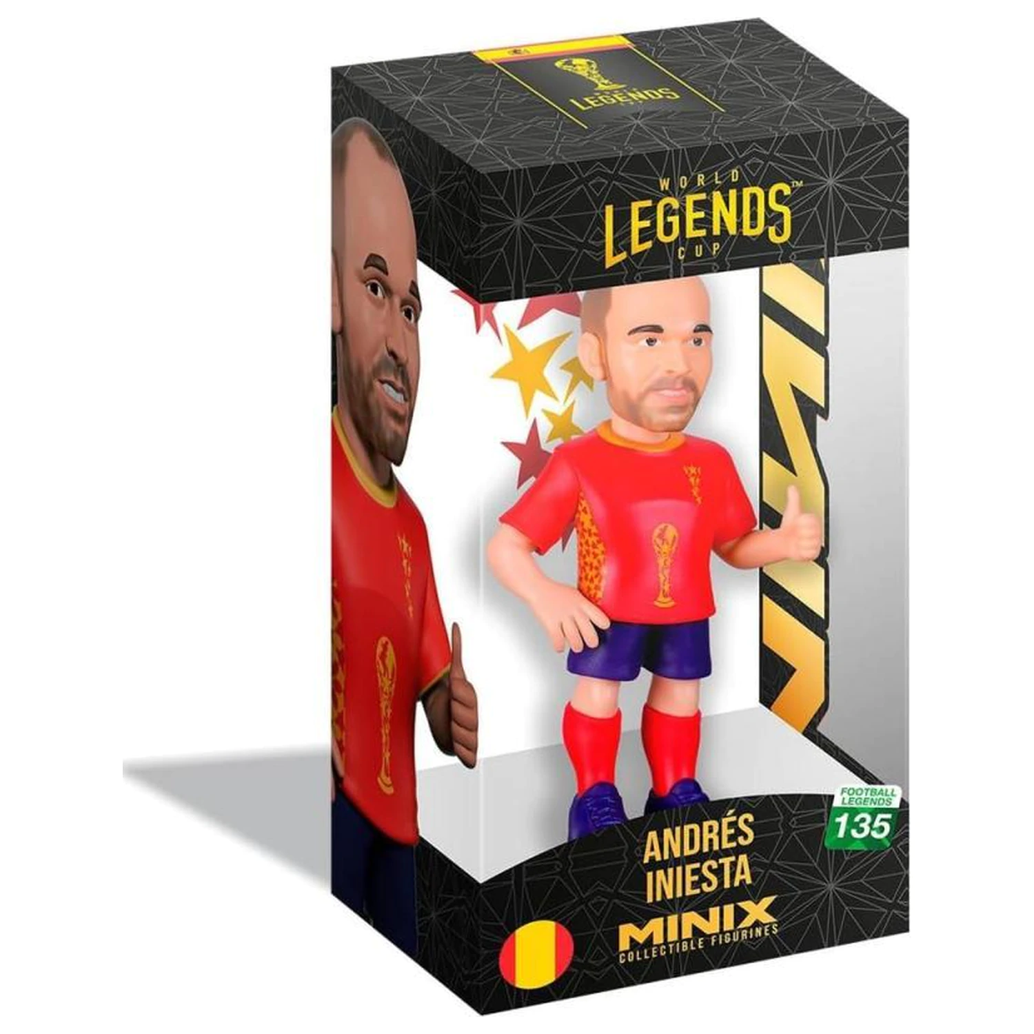 SPAIN Iniesta figúrka Minix World Legends Cup 12cm produktová fotografia