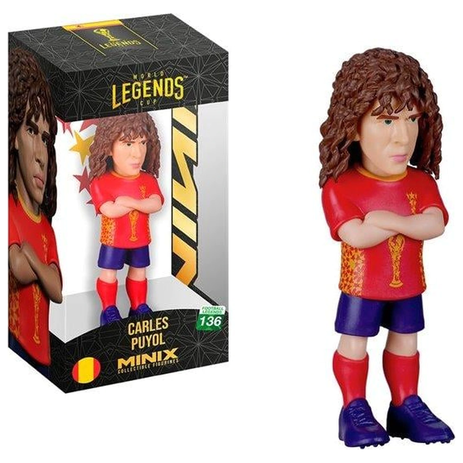 Spain Puyol Figure Minix World Legends Cup 12cm produktová fotografia