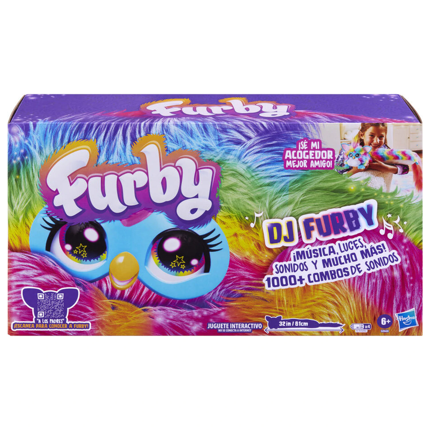 Španielsky Furby DJ interaktívna bábika produktová fotografia