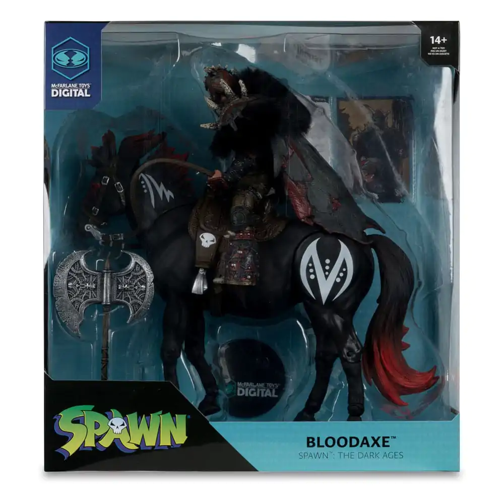 Spawn Akčné figúrky 2-Pack Bloodaxe with Horse (Spawn: The Dark Ages) 18 cm produktová fotografia