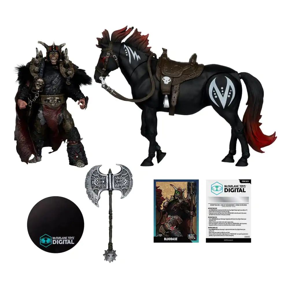 Spawn Akčné figúrky 2-Pack Bloodaxe with Horse (Spawn: The Dark Ages) 18 cm produktová fotografia
