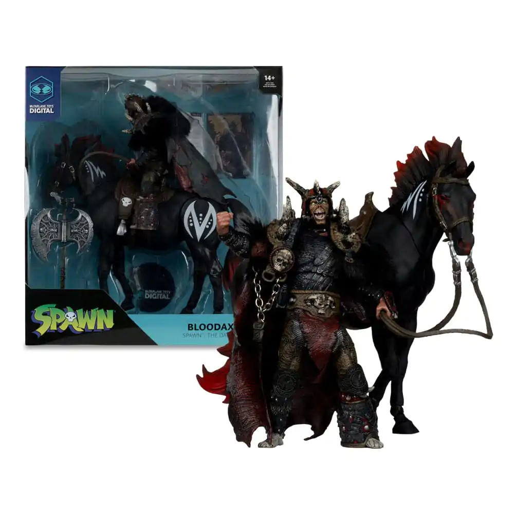 Spawn Akčné figúrky 2-Pack Bloodaxe with Horse (Spawn: The Dark Ages) 18 cm produktová fotografia