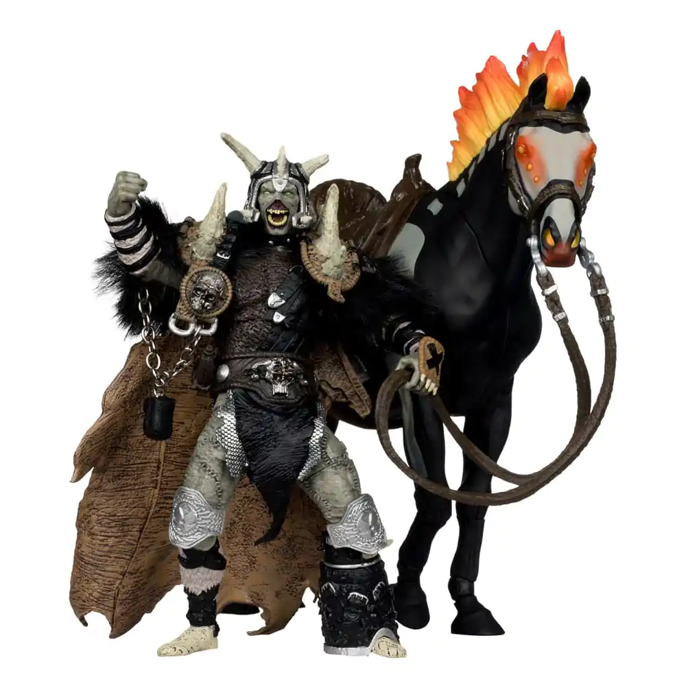 Spawn Akčná figúrka Bloodaxe with Horse (Spawn: The Dark Ages) (McFarlane Toys 30th Anniversary) (Gold Label) 18 cm produktová fotografia