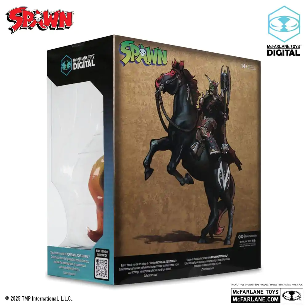 Spawn Akčná figúrka Bloodaxe with Horse (Spawn: The Dark Ages) (McFarlane Toys 30th Anniversary) (Gold Label) 18 cm produktová fotografia