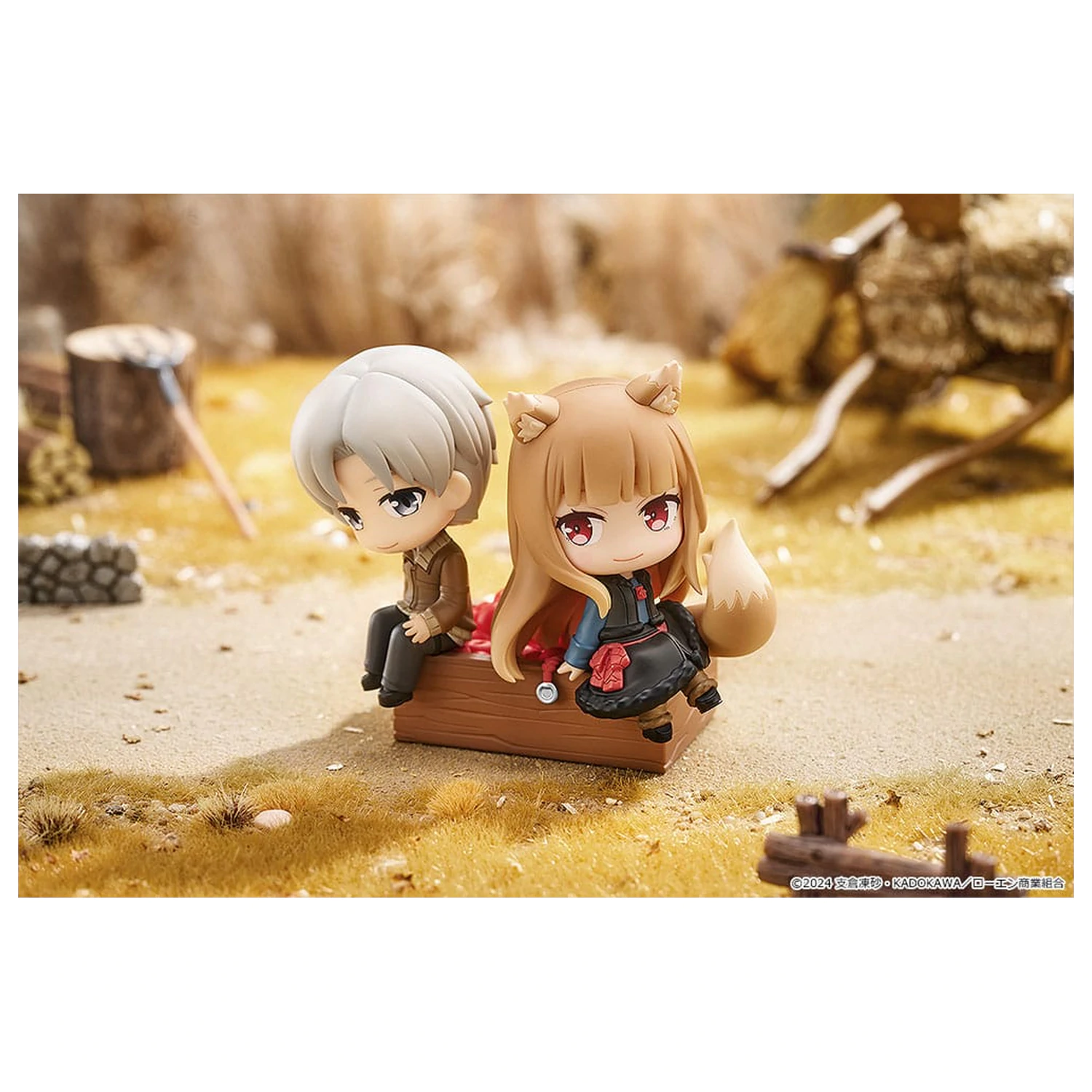 Spice and Wolf: Merchant Meets the Wise Wolf Mini Memory Mini figúrka Lawrence & Holo 8 cm produktová fotografia