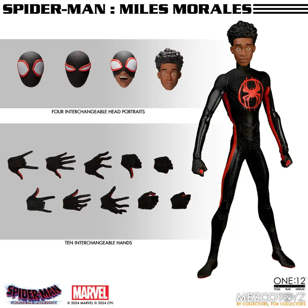 Spider-Man Akčná figúrka 1/12 Miles Morales 17 cm termékfotó