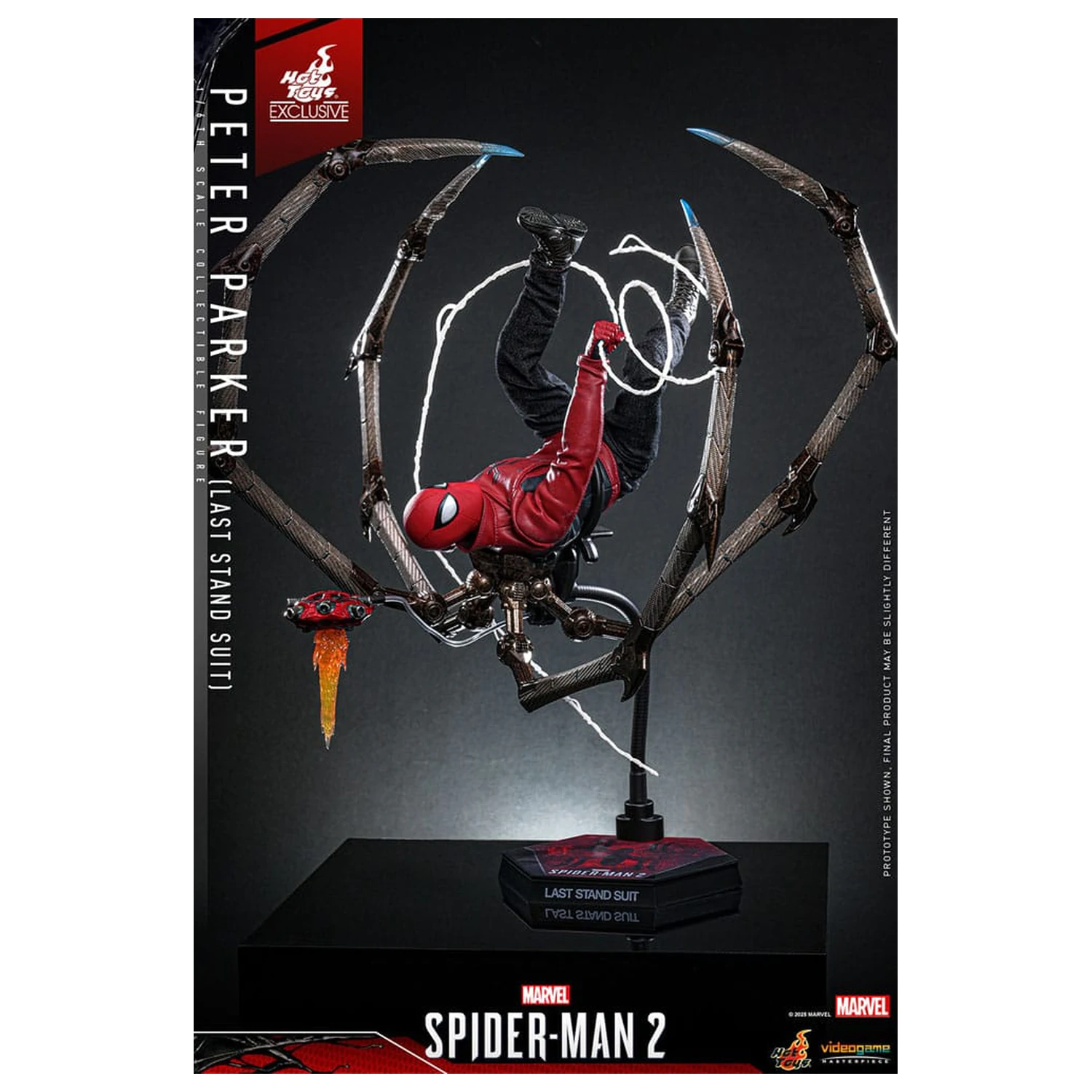 Spider-Man 2 akčná figúrka 1/6 Peter Parker (Last Stand Suit) Hot Toys Exclusive 30 cm produktová fotografia