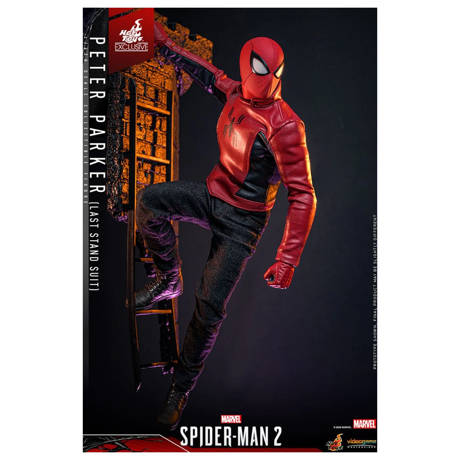 Spider-Man 2 akčná figúrka 1/6 Peter Parker (Last Stand Suit) Hot Toys Exclusive 30 cm produktová fotografia