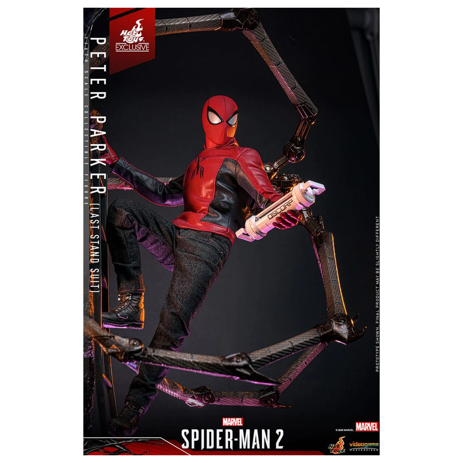 Spider-Man 2 akčná figúrka 1/6 Peter Parker (Last Stand Suit) Hot Toys Exclusive 30 cm produktová fotografia