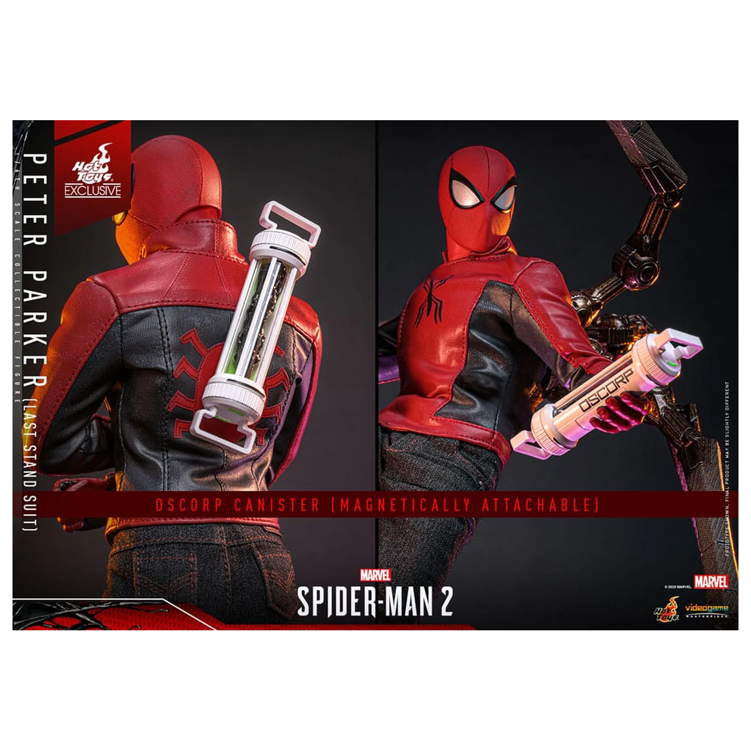 Spider-Man 2 akčná figúrka 1/6 Peter Parker (Last Stand Suit) Hot Toys Exclusive 30 cm produktová fotografia