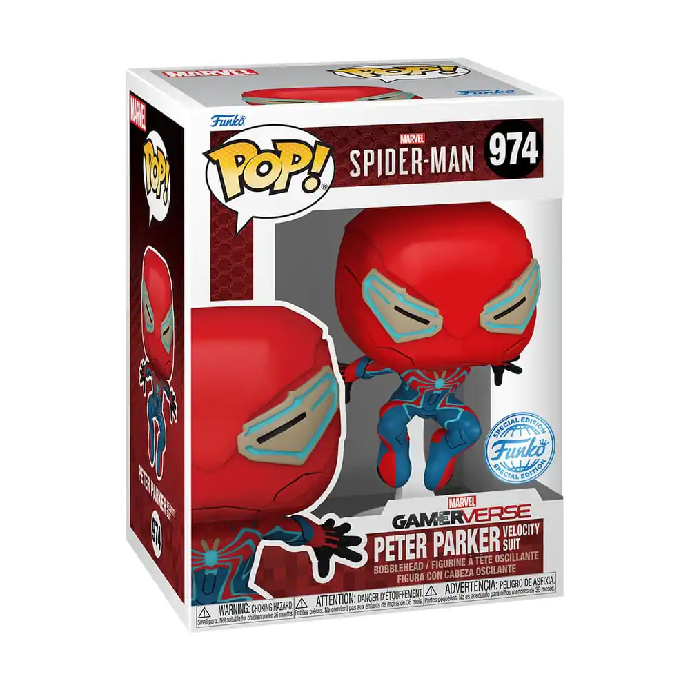 Spider-Man 2 Funko POP! Games vinylová figúrka Velocity Suit exkluzívne 9 cm termékfotó