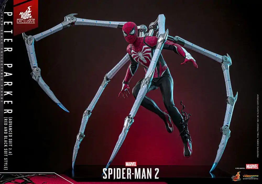 Spider-Man 2 Video Game Masterpiece Akčná Figúrka 1/6 Peter Parker (Advanced Suit 2.0) (Red and Black Suit Style) 30 cm produktová fotografia