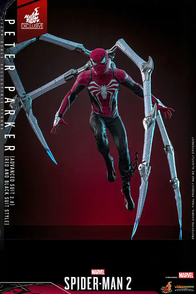 Spider-Man 2 Video Game Masterpiece Akčná Figúrka 1/6 Peter Parker (Advanced Suit 2.0) (Red and Black Suit Style) 30 cm produktová fotografia