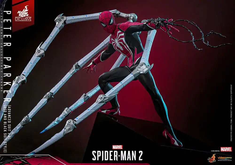 Spider-Man 2 Video Game Masterpiece Akčná Figúrka 1/6 Peter Parker (Advanced Suit 2.0) (Red and Black Suit Style) 30 cm produktová fotografia