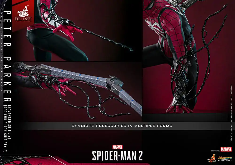 Spider-Man 2 Video Game Masterpiece Akčná Figúrka 1/6 Peter Parker (Advanced Suit 2.0) (Red and Black Suit Style) 30 cm produktová fotografia