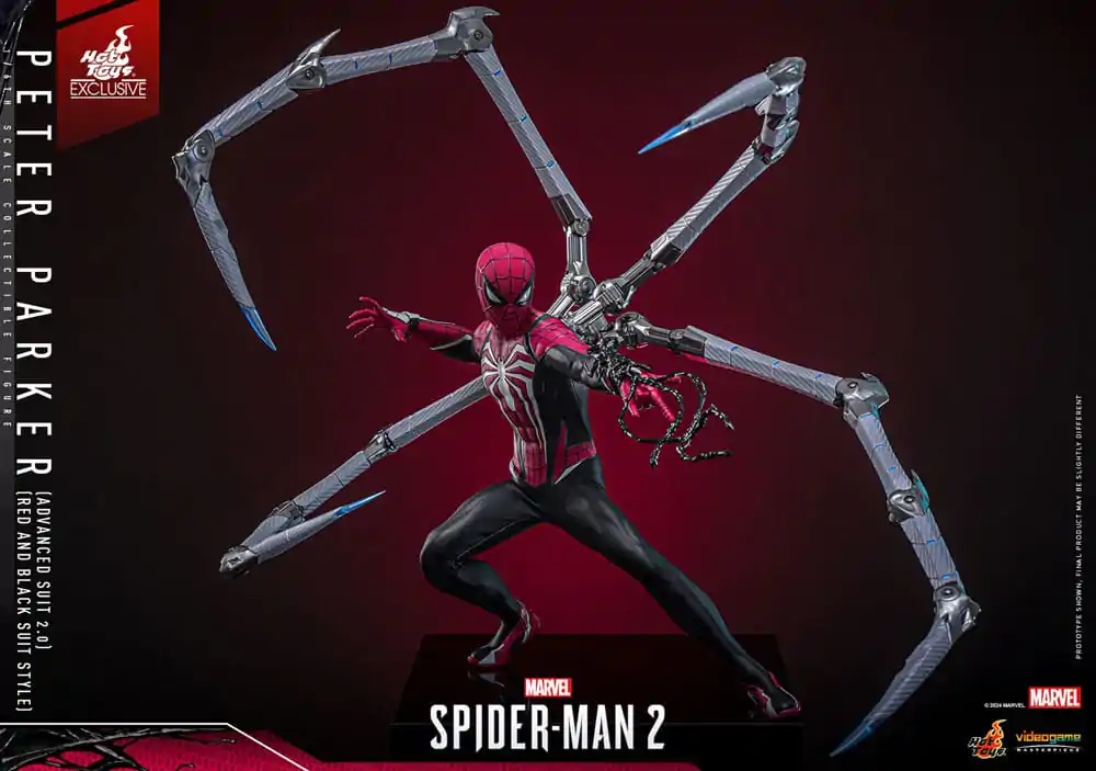 Spider-Man 2 Video Game Masterpiece Akčná Figúrka 1/6 Peter Parker (Advanced Suit 2.0) (Red and Black Suit Style) 30 cm produktová fotografia